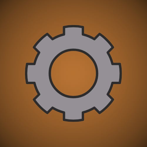 A gear symbol for