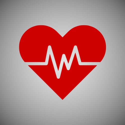 A heart symbol for Stamina attributes