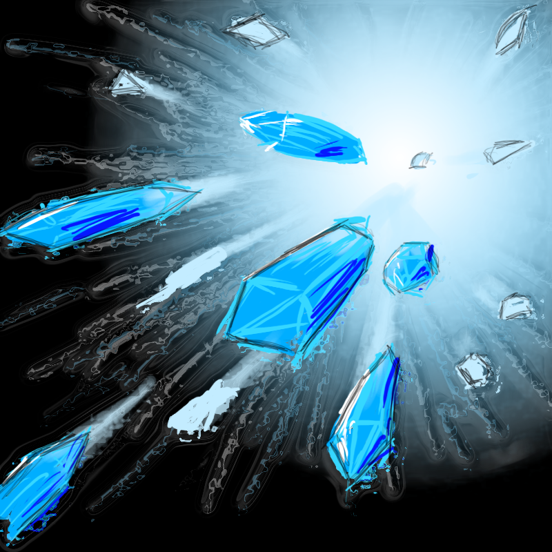 Ice spikes image