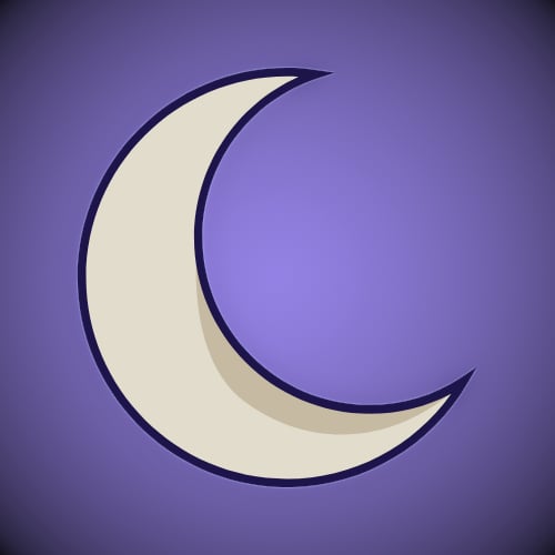 A moon symbol for Dark Magic