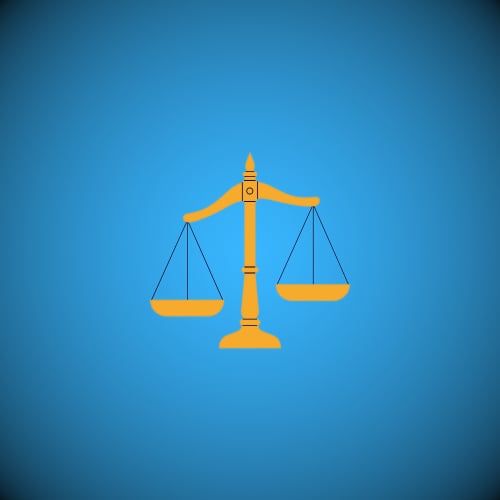 A scale symbol